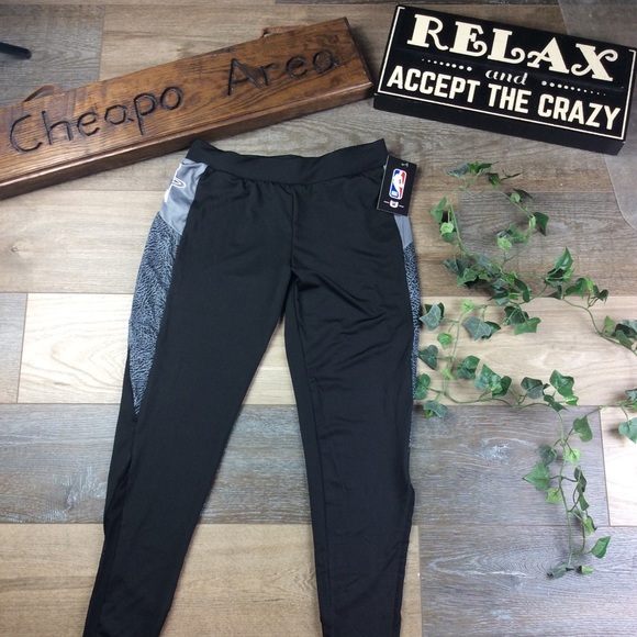 NBA Pants - NBA Houston Rockets women’s black Leggings Sz M